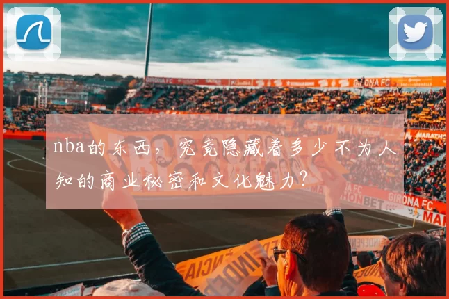 nba的东西，究竟隐藏着多少不为人知的商业秘密和文化魅力？