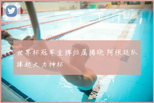世界杯冠军金牌归属揭晓 阿根廷队捧起大力神杯