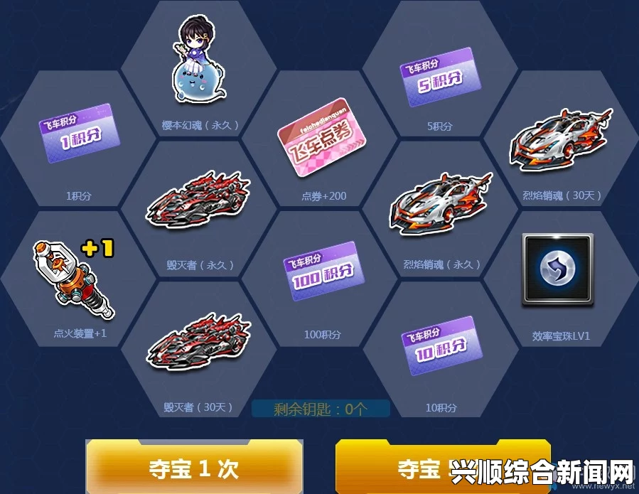 QQ飞车寻宝大富翁，极品赛车等你来赢取！