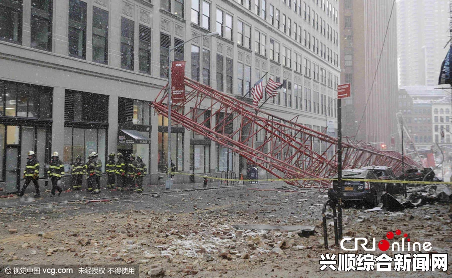 纽约曼哈顿建筑楼爆炸事件最新现场照片报道