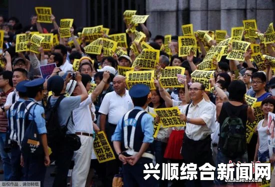 日本市民聚集首相官邸前抗议解禁集体自卫权