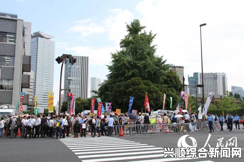 日本市民聚集首相官邸前抗议解禁集体自卫权